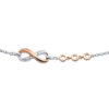 TOMEI ??????Infinity Love Bracelet, White+Rose Gold 585