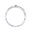 TOMEI【绚丽真爱】Evermore Couple Ring, White+Rose Gold 750