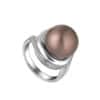TOMEI Tahiti Pearl Diamond Ring, White Gold 750 (R4126)