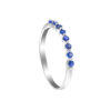 TOMEI Sapphire Eternity Ring, White Gold 750