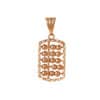 TOMEI Rouge Collection Abacus Pendant, Rose Gold 750