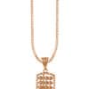 TOMEI Rouge Collection Abacus Pendant, Rose Gold 750