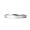 TOMEI【真爱多美。承诺】 Evermore Couple Ring, White+Rose Gold 750