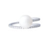 TOMEI 【珍爱多美】Pure Love Pearl Ring, White Gold 585