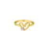 TOMEI Diamond Cut Collection Only Love Ring, Yellow Gold 916