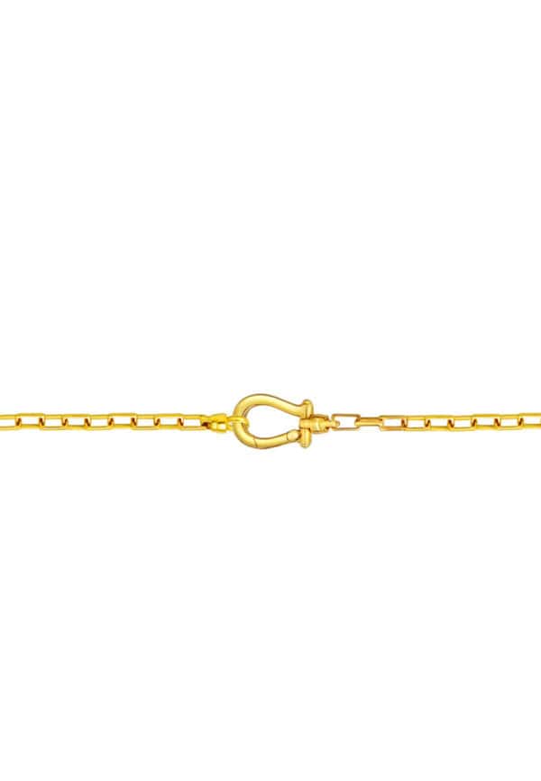 TOMEI Lucky Horseshoe Bracelet, Yellow Gold 916