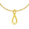TOMEI Anastasia Infinity Pendant, Yellow Gold 916