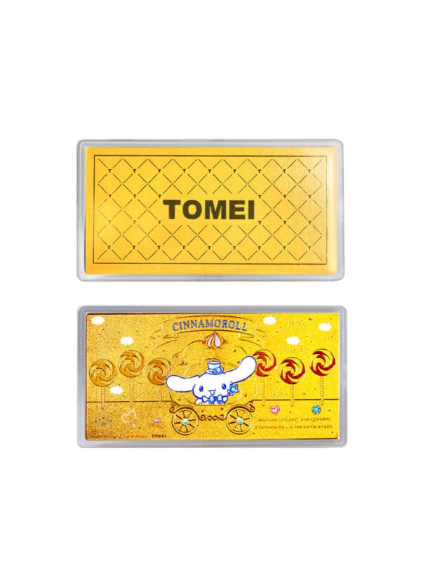 TOMEI x Sanrio Cinnamoroll Sparkle Gold Wafer 0.5G I Fine Gold 9999