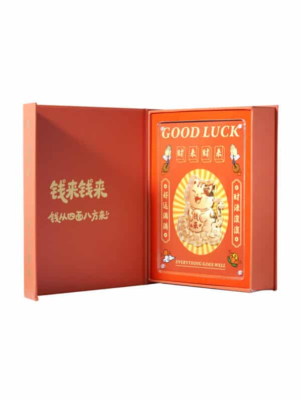 762x1100_0001_Sony_59901_4 TOMEI??????Lucky Cat Gold Wafer 0.2G Frame, Yellow Gold 9999