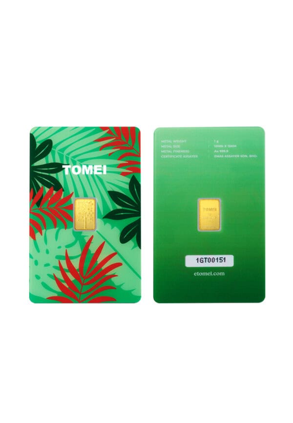 TOMEI The Four Season Collection Gold Bar | 1 Gram | Fine Gold 9999
