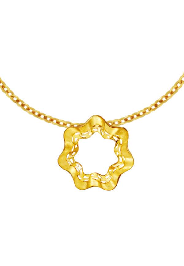 TOMEI Sri Puteri Collection Pendant, Yellow Gold 916