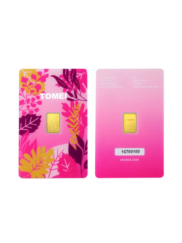 TOMEI [Online Exclusive] The Four Season Spring Gold Bar | 1 Gram | Fine Gold 9999