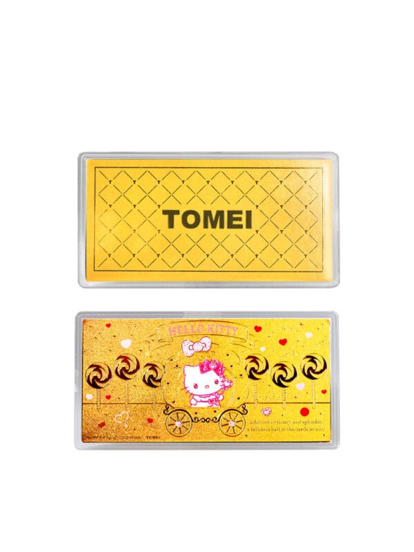 TOMEI X Sanrio Hello Kitty Sparkle Gold Wafer 0.5G, Yellow Gold 9999