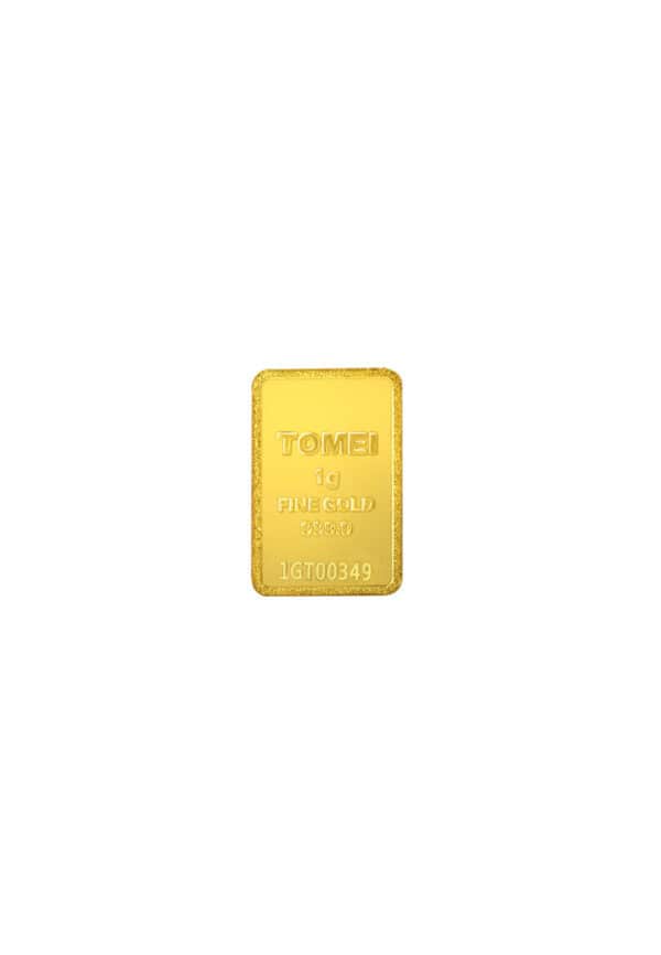 TOMEI [Online Exclusive] The Four Season Winter Gold Bar | 1 Gram | Fine Gold 9999
