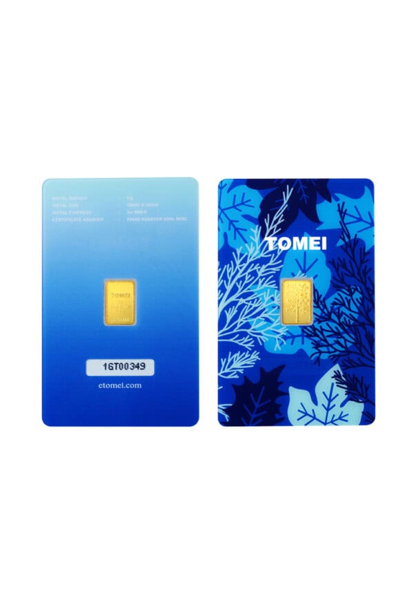 TOMEI The Four Season Collection Gold Bar | 1 Gram | Fine Gold 9999