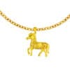 TOMEI The Bountiful Horse Pendant, Yellow Gold 916