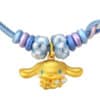 TOMEI X Sanrio Cinnamoroll 5D Charm with Blue Rope Bracelet, Yellow Gold 999