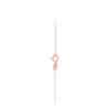 TOMEI Nephrite Series Peace Marker Necklace, Rose Gold 750