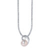 TOMEI Pure Love Pearl Pendant Set, White Gold 585