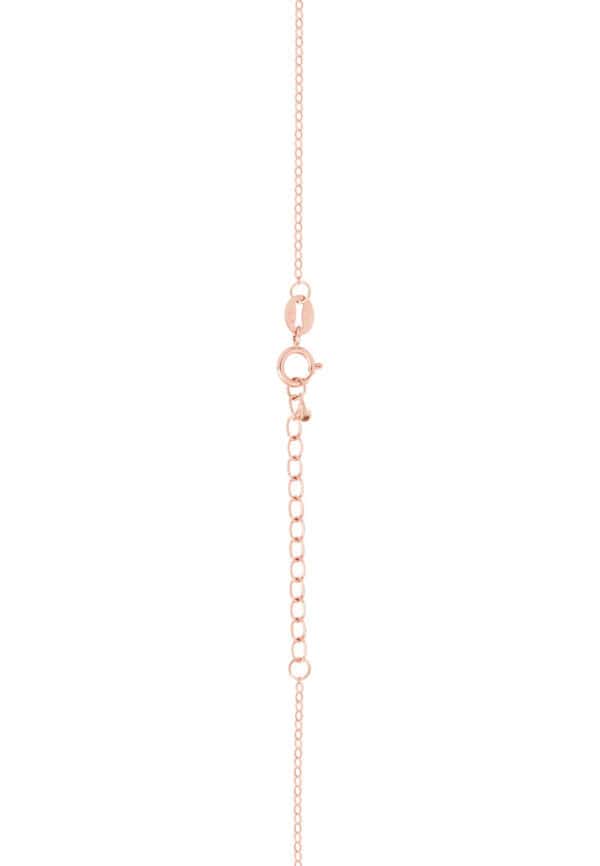 TOMEI Rouge Collection Well-Bring Necklace, Rose Gold 750