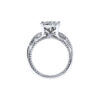 TOMEI Seri Embers Diamond Ring, White Gold 750