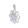 TOMEI Sinar Aura Diamond Pendant, White Gold 750