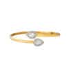TOMEI Diamond Cut Collection Bangle, Yellow Gold 916