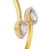 TOMEI Diamond Cut Collection Bangle, Yellow Gold 916