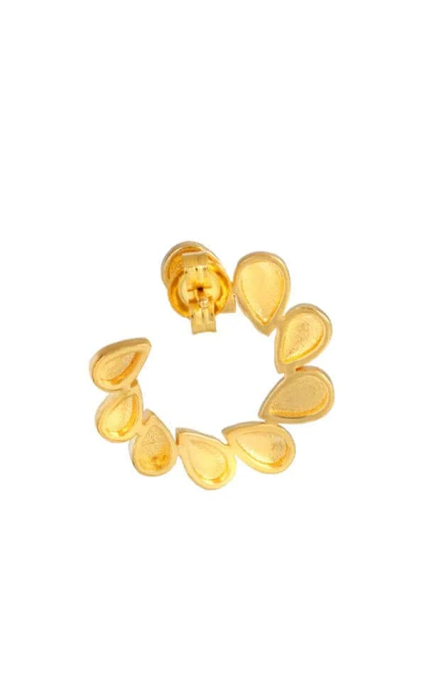 TOMEI Diamond Cut Collection Earrings, Yellow Gold 916