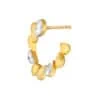 TOMEI Diamond Cut Collection Earrings, Yellow Gold 916