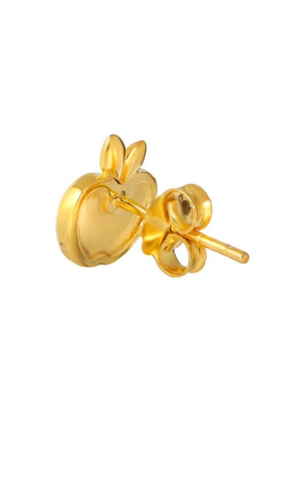 TOMEI Apple Earrings, Yellow Gold 916