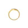 TOMEI Dual-Tone Ring, Yellow Gold 916