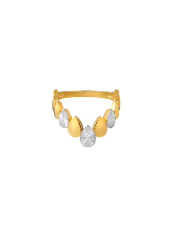 TOMEI Diamond Cut Collection Ring, Yellow Gold 916