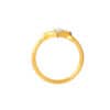 TOMEI Dual-Tone Heart Ring, Yellow Gold 916