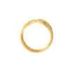 TOMEI Dual-Tone Ring, Yellow Gold 916