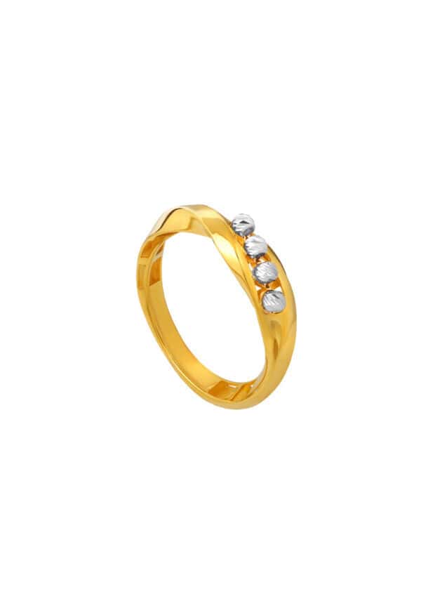 TOMEI Lusso Italia Ring, Yellow Gold 916