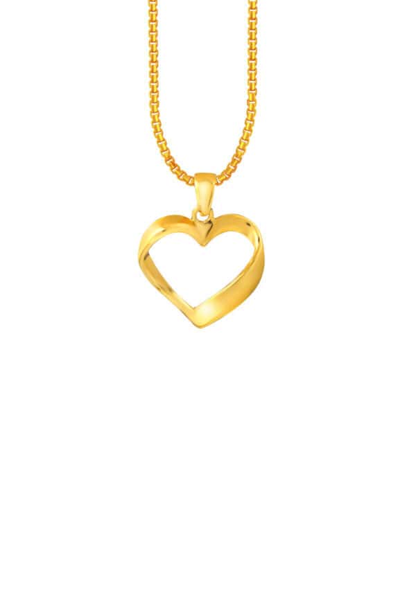 1100x762px_30June_0087_XP12241-1C TOMEI Lusso Italia Love Pendant, Yellow Gold 916