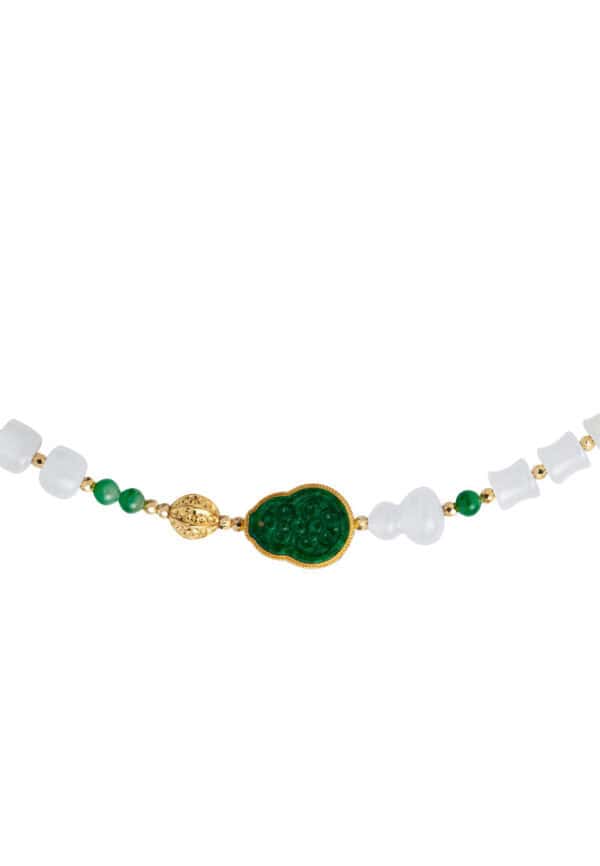 TOMEI Jade & Nephrite Bracelet, Yellow Gold 750