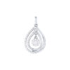 TOMEI Diamond Pendant, White Gold 750