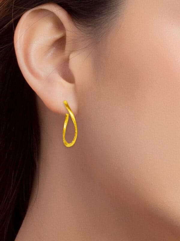 TOMEI Lusso Italia Earrings, Yellow Gold 916