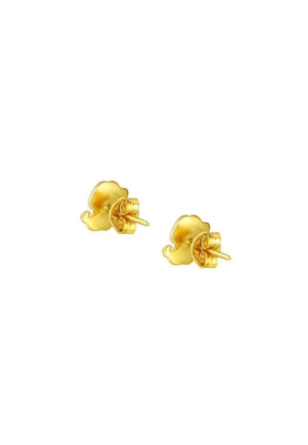 TOMEI Puppy Earrings, Yellow Gold 916
