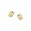 TOMEI Puppy Earrings, Yellow Gold 916