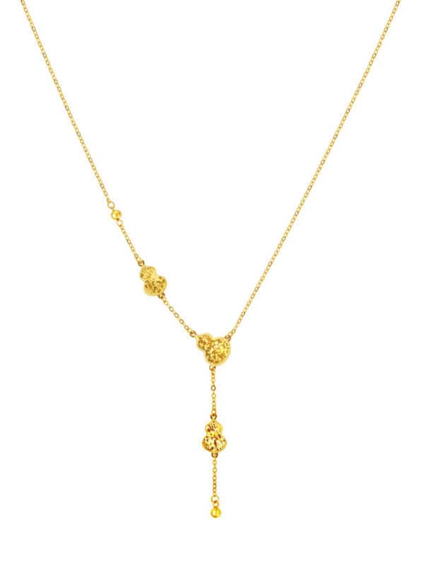 TOMEI Gourd Necklace, Yellow Gold 916