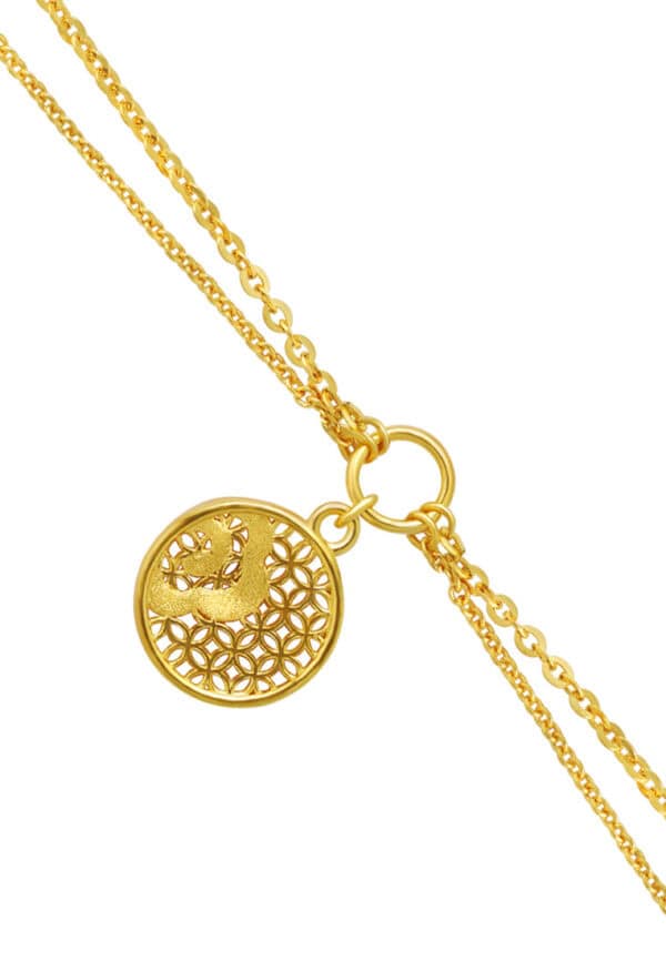 762x1100_0003_Sony_60852_3 TOMEI Lucky Charm Bracelet, Yellow Gold 916