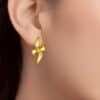 TOMEI Anastasia Earrings, Yellow Gold 916