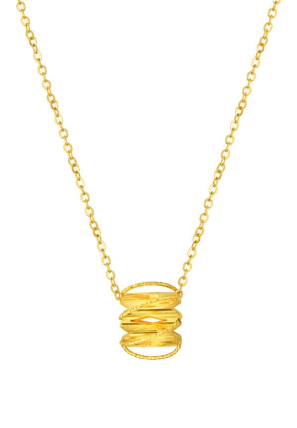 762x1100_0008_Sony_55270XF-5G-JG-N TOMEI x Xifu Aurora Necklace, Yellow Gold 999