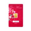 [TOMEI Exclusive] KLCC Twin Towers Raya Floral Gold Bar 1G  | Fine Gold 9999