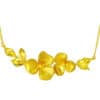TOMEI x Xifu Flower Necklace, Yellow Gold 999