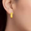 TOMEI Loop Earrings, Yellow Gold 916