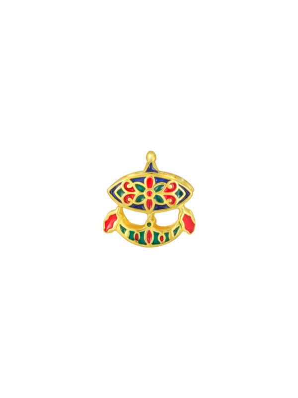TOMEI Chomel Collection Traditional Kite Charm, Yellow Gold 916